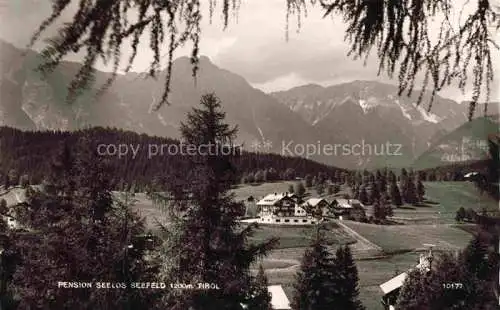 AK / Ansichtskarte  Seefeld Tirol Panorama Pension Seelos Alpen