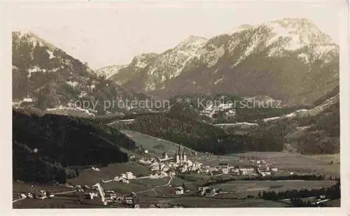 AK / Ansichtskarte  Mariazell  Steiermark AT Gesamtansicht mit Alpenpanorama