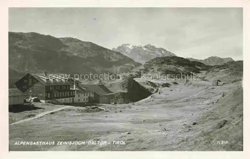 AK / Ansichtskarte  Galtuer Tirol AT Alpengasthaus Zeinisjoch Alpenpanorama