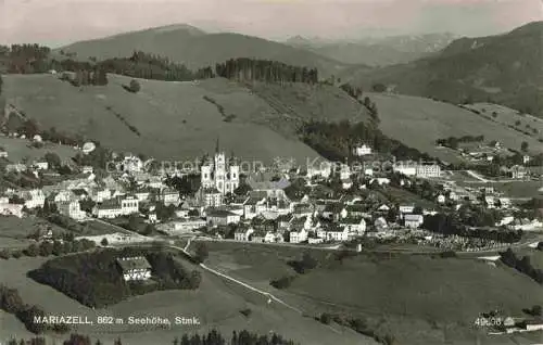 AK / Ansichtskarte  Mariazell  Steiermark AT Fliegeraufnahme