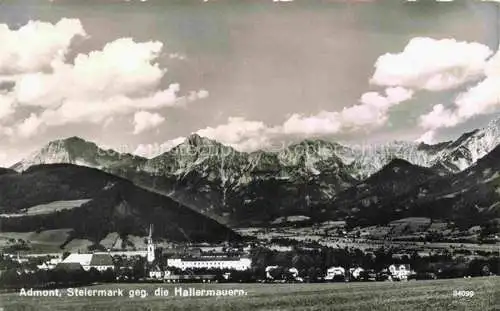 AK / Ansichtskarte  Admont Steiermark AT Panorama Blick gegen Hallermauern