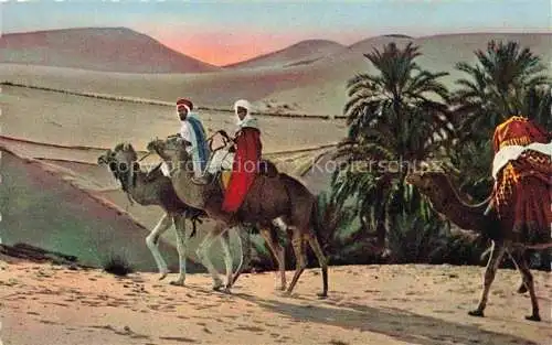 AK / Ansichtskarte  Kamele  Camel Chameau-- l'afrique du Nord Maroc Marokko Wueste