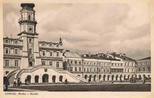 AK / Ansichtskarte  Zamosc PL Rynek