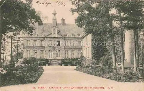 AK / Ansichtskarte  Flers 61 Orne Château XVe et XVIe siècle facade principale