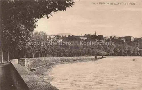 AK / Ansichtskarte  Thonon-les-Bains 74 Haute-Savoie Promenade aux bords du Lac Léman