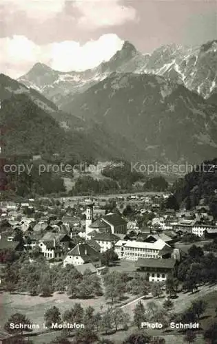 AK / Ansichtskarte  Schruns Tschagguns Vorarlberg AT Panorama Montafon