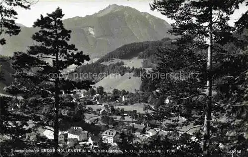 AK / Ansichtskarte  Gross-Hollenstein Grosshollenstein Ybbs Niederoesterreich AT Panorama Blick ins Tal gegen Voralpe Sommerfrische