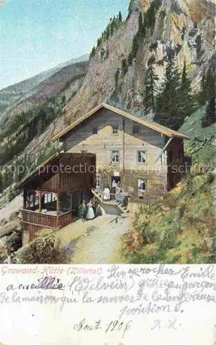 AK / Ansichtskarte  Mayrhofen  Zillertal Tirol AT Grawandhuette Berghuette Zillertaler Alpen