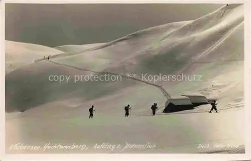 AK / Ansichtskarte  Koerbersee Schroecken Vorarlberg AT Aufstieg zum Mohnenfluh