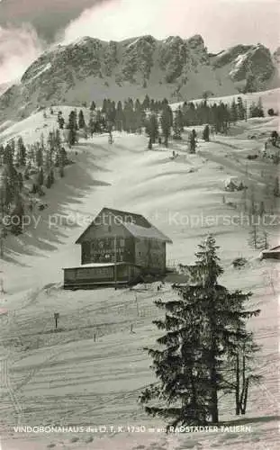 AK / Ansichtskarte  Vindobonahaus 1730m Radstaedter-Tauern Radstadt AT Berghaus Alpen Winterpanorama