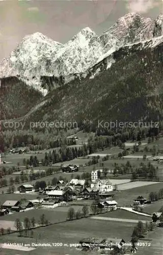 AK / Ansichtskarte  Ramsau Dachstein Steiermark AT Panorama Blick gegen Dachsteinsuedwaende Dachsteingebirge