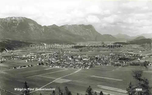 AK / Ansichtskarte  Woergl  Kufstein Tirol AT Gesamtansicht mit Alpenpanorama