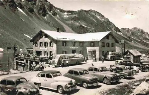 AK / Ansichtskarte  Flueela-Hospitz 2389m Flueelapass GR Panorama