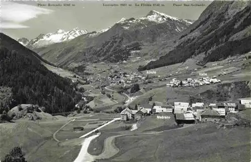 AK / Ansichtskarte  Airolo Leventina TI con Madrano e Valle