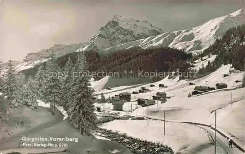 AK / Ansichtskarte  Gargellental Vorarlberg AT Winterpanorama Wintersportplatz Alpen