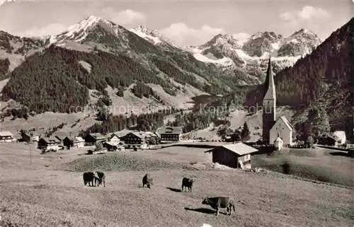 AK / Ansichtskarte  MITTELBERG  Kleinwalsertal AT Panorama Blick gegen Schafalpgruppe