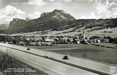 AK / Ansichtskarte  Thalgau Salzburg AT Panorama Autobahn Salzburg Mondsee