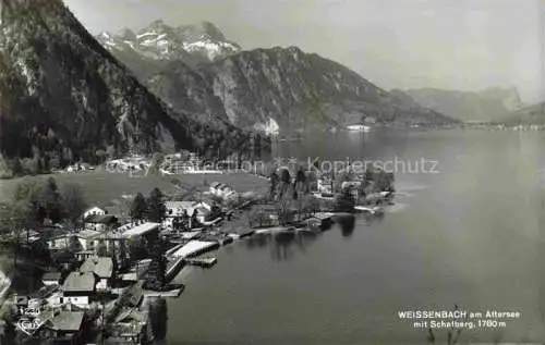 AK / Ansichtskarte  Weissenbach Attersee Oberoesterreich AT Panorama Alpen