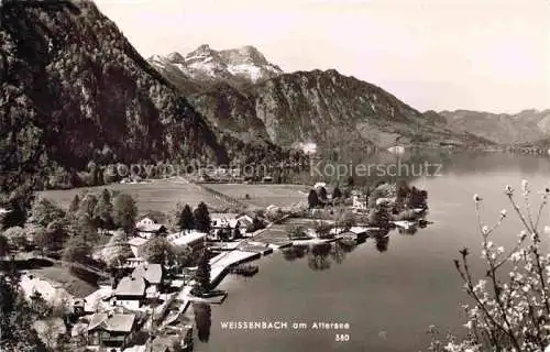 AK / Ansichtskarte  Weissenbach Attersee Oberoesterreich AT Panorama Alpen