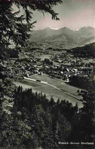 AK / Ansichtskarte  Wimmis BE Panorama Berner Oberland Alpen