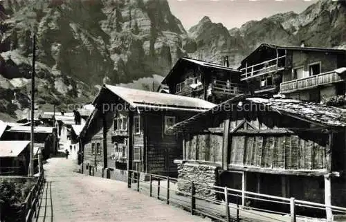 AK / Ansichtskarte  Leukerbad Loueche-les-Bains VS Dorfpartie Blick gegen die Gemmi