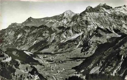 AK / Ansichtskarte  Kandersteg BE Panorama Blick gegen aermighorn Birre Berner Alpen