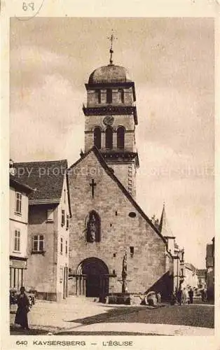 AK / Ansichtskarte  Kaysersberg Kaisersberg Alsace 68 Haut Rhin Eglise Kirche