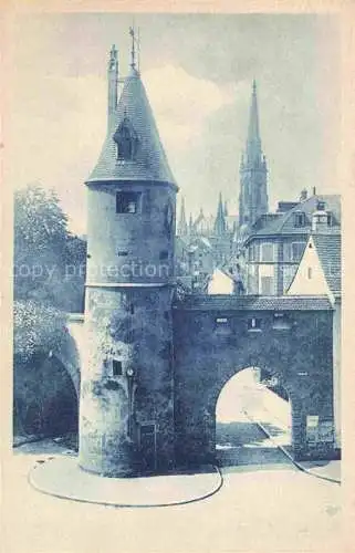 AK / Ansichtskarte  MULHOUSE Muehlhausen 68 Alsace Le Bollwerk Tour Salvator XIVe siècle