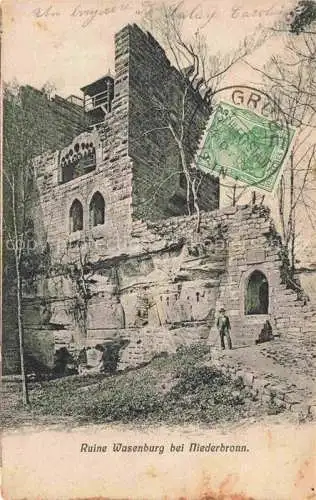 AK / Ansichtskarte  Niederbronn Bad Niederbronn-les-Bains 67 Bas-Rhin Ruine Wasenburg