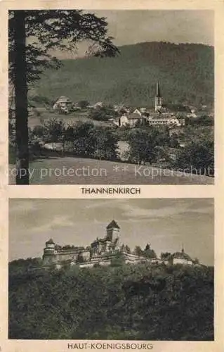 AK / Ansichtskarte  Thannenkirch Tannenkirch Alsace 68 Haut-Rhin Vue panoramique Haut-Koenigsbourg