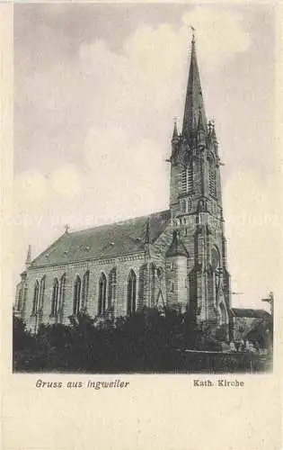 AK / Ansichtskarte  Ingweiler Ingwiller 67 Bas-Rhin Eglise Katholische Kirche