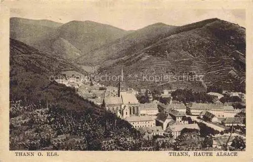 AK / Ansichtskarte  Thann  68 Haut-Rhin Vue panoramique et les Vosges