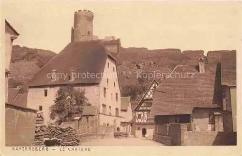 AK / Ansichtskarte  Kaysersberg Kaisersberg Alsace 68 Haut Rhin Le Château