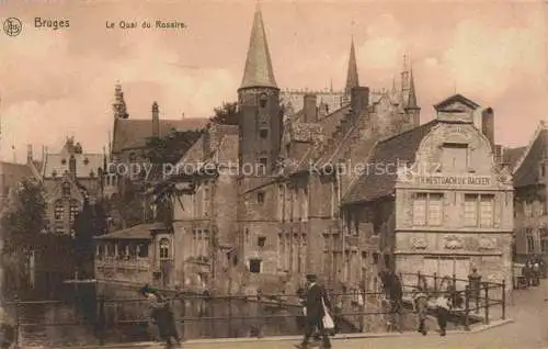 AK / Ansichtskarte  Bruges  BRUGGE Belgie Le Quai du Rosaire