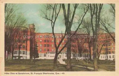 AK / Ansichtskarte  Sherbrooke QUEBEC Canada Hôtel Dieu et Sanatorium St. Francois