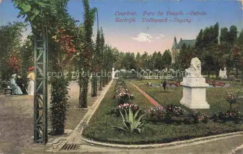 AK / Ansichtskarte  KORTRIJK Courtrai Flandre Belgie Volkspark