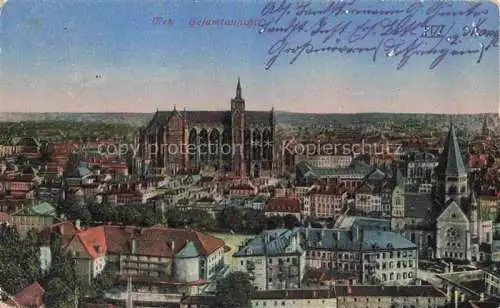 AK / Ansichtskarte  METZ  57 Moselle Gesamtansicht Pruefstempel