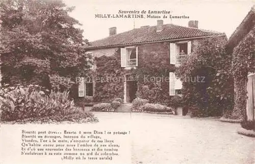 AK / Ansichtskarte  Milly-Lamartine 71 Saone-et-Loire Maison de Lamartine