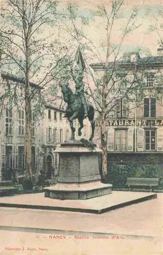 AK / Ansichtskarte  NANCY 54 Meurthe-et-Moselle Statue Jeanne d'Arc Monument