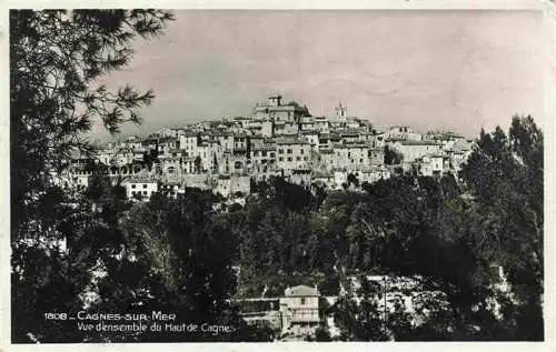 AK / Ansichtskarte  Cagnes-sur-Mer 06 Alpes-Maritimes Vue d'ensemble du Haut de Cagnes