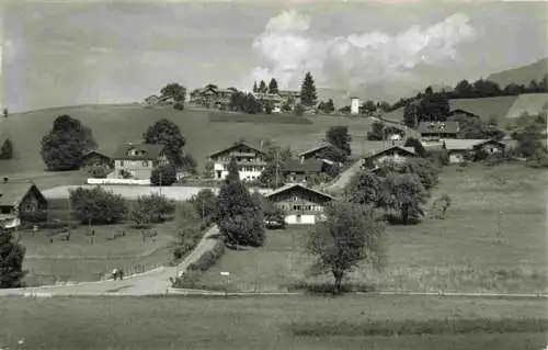 AK / Ansichtskarte  Aeschi Spiez BE Haeusergruppe am Wachthubel