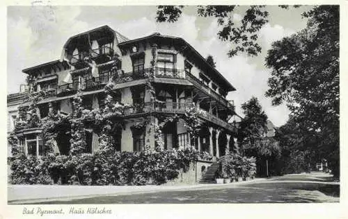 AK / Ansichtskarte  BAD PYRMONT Haus Hoelscher