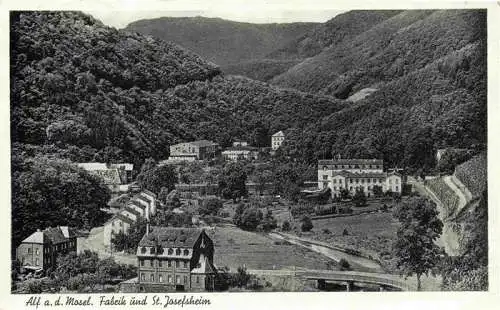 AK / Ansichtskarte  Alf Bullay Mosel Fabrik und St Josefsheim