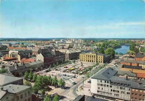 AK / Ansichtskarte  Karlstad  Sweden The main square and the court house