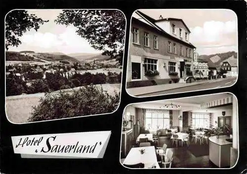 AK / Ansichtskarte  Grevenbrueck Panorama Hotel Sauerland Gastraum