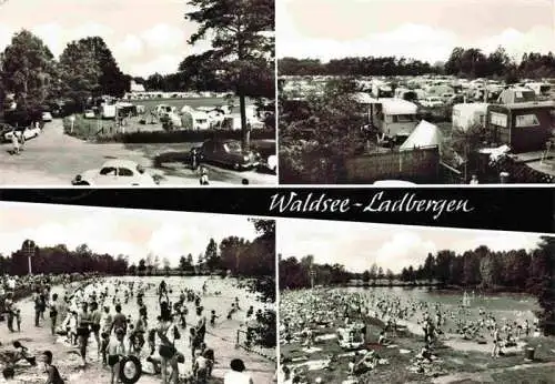 AK / Ansichtskarte  Ladbergen Steinfurt NRW Campingplatz Srrand Schwimmbad