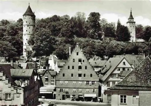 AK / Ansichtskarte  Biberach  Riss Stadtblick mit Turm und Kirche