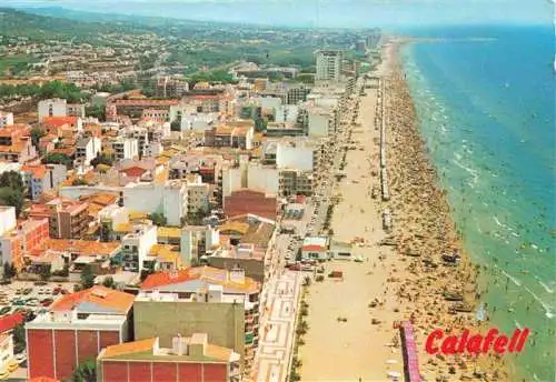 AK / Ansichtskarte  CALAFELL Cataluna ES Playa Fliegeraufnahme