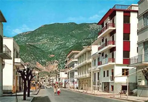 AK / Ansichtskarte  Lutraki Loutraki Korinthia Peloppones Greece Zentralstrasse