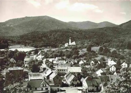 AK / Ansichtskarte  Jungholtz Jungholz Guebwiller 68 Haut-Rhin Vue generale et le Pelerinage de Thierenbach